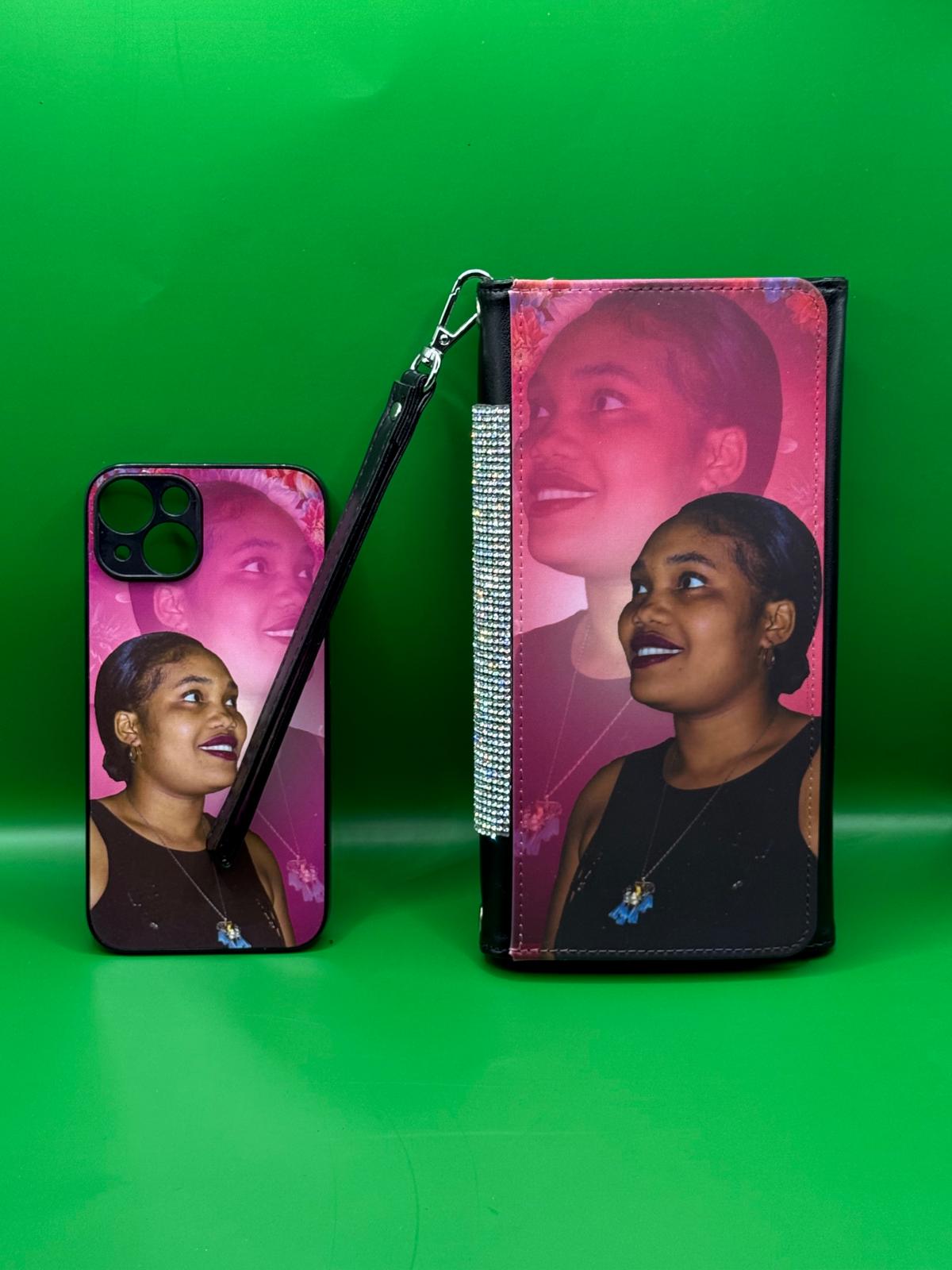 Custom Portrait Wallet Personalized Name