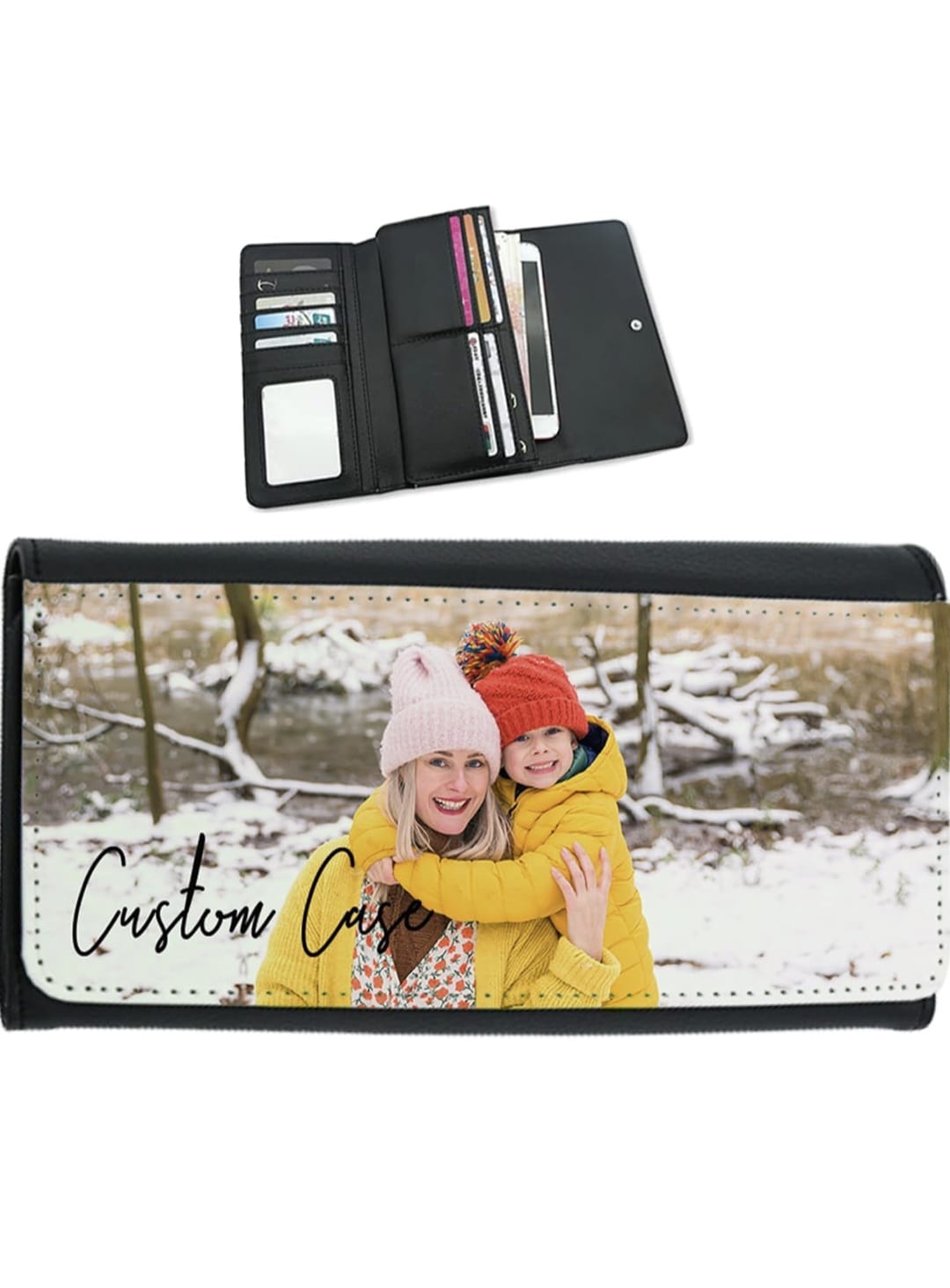Custom Portrait Wallet Personalized Name